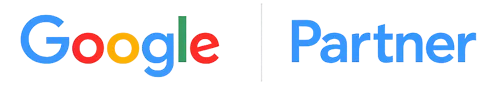 Google Partners logo graphic representing certified Google Ads management and marketing expertise.