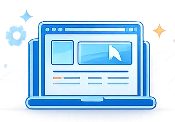 Custom UX Web Design and Performance Development Icon