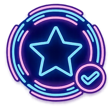 Five-star rating icon symbolizing online reputation management and customer review generation.