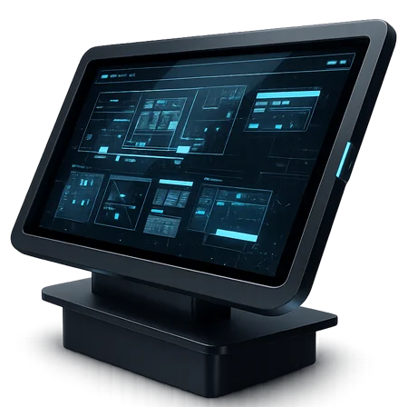 Digital dashboard interface symbolizing active website monitoring and analytics tracking.