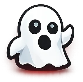 Ghost icon illustrating the negative impact of poor SEO visibility and a lack of website traffic.