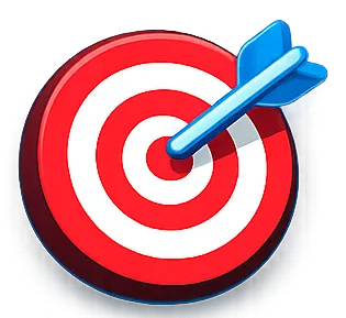 Bullseye on a digital grid representing precise targeting strategies for local SEO campaigns.
